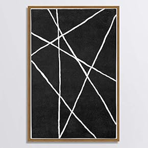 signwin Framed Canvas Wall Art Black and White...