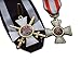 Trikoty Order of The Read Eagle 2nd Class + 3rd Class 3X Medal Set Prussian Imperial Military Medal Repro