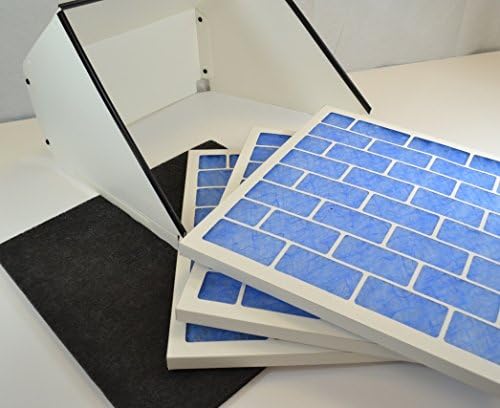 Simair Gloo Spray Booth Service Kit A2 3 Intake 1 Charcoal Filters 1 Hood Spares Clean Safe Spray Painting