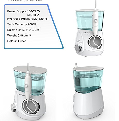 Lucktao Dental Water Flosser Oral Irrigator Waterpick Dental Floss Water Irrigation Jet Dental Tooth Floss V600g - Thumbnail 3
