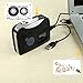 GEEKLIN 9K-A0ZU-FXIF Livepow Cassette to MP3 Converter USB Cassette Converter Cassette Player with Earphone, Portable Cassette Converter Convert Tapes to Digital Version (Black), Size, Black2