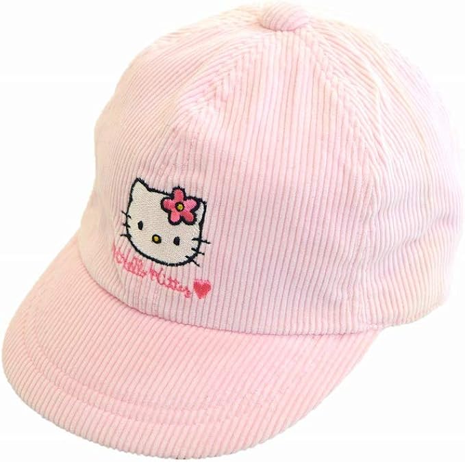 Amazon サンリオ Sanrio ハローキティ ベビー ジュニア キッズ 子供 帽子 ハット キャップ コーデュロイ 防寒対策 ネット通販 秋冬 帽子 通販