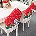 Funkprofi Santa Snowman Elk Christmas Hat Chair Covers Christmas Decor Dinner Chair Xmas Cap Sets (6pcs)