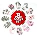 Disney Baby Girls Mickey & Minnie Mouse Assorted Color Pair Socks Set, Pink, White, Grey Collection, 0-6 Months