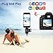geekgo SD Card Reader,USB Memory Card Reader Adapter Viewer for iPhone iPad Android Mac - Supports Micro USB OTG 3 in 1 (Black)
