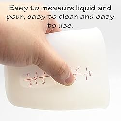 AKOAK 1 Pack Soft Silicone Measuring Cups with