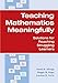 Teaching Mathematics Meaningfully: Solutions for Reaching Struggling Learners