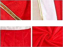 2PC King Queen Robe Halloween Costume Cosplay