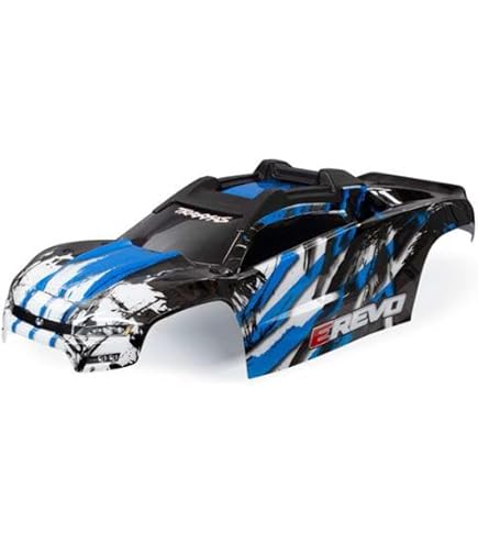 Amazon.com: Traxxas 7111 1/16 Clear E-Revo Body with Decal Sheet