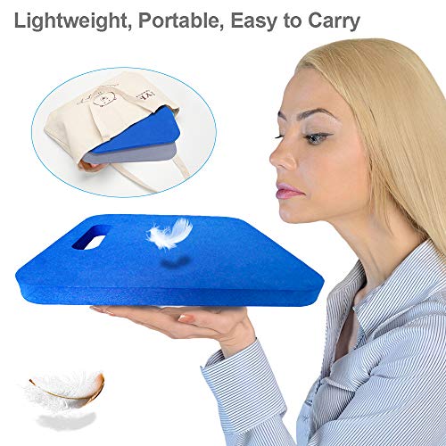 Blufree Sports Cushion Stadium Seat Pad 0.9inch Extra Thick, Foam Seat