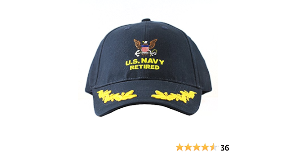 US Navy Retired Cap Scrambled Eggs 