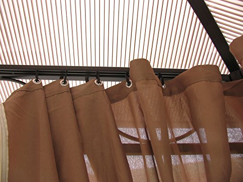 QUICK STAR Metall Garten Hardtop Pavillon 3x3m | Wasserdicht Winterfest Stabil | aus Doppelstegplatten Polycarbonat – Bild 7