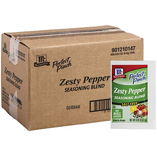 McCormick Perfect Pinch Zesty Pepper Seasoning Packets, 500 count 500