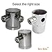 Bev Rite Beer Column Tower Extension Adapter, Add A Tap [Select a Size] (Add 1 to Single or Double Tap), Chrome