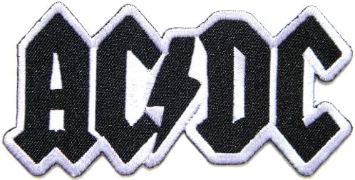 4.75" Big Jumbo AC/DC ACDC AC DC Heavy Metal Rock Punk Music Band Logo Polo T shirt Patch Sew Iron on Embroidered Badge Sign Costum