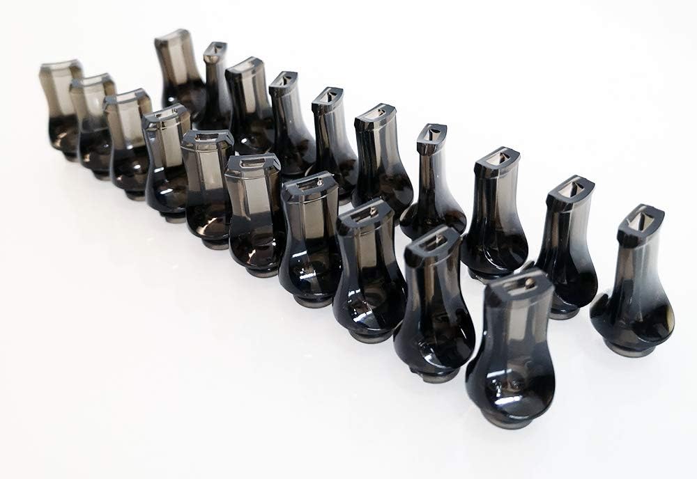 CESFONJER 20 pcs Flat Plastic Tapered 510 drip Tips, 510 drip Tips 25mm Long - Image 4