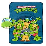 Jay Franco Nickelodeon Teenage Mutant Ninja Turtles Leonardo Plush Nogginz Pillow and 62