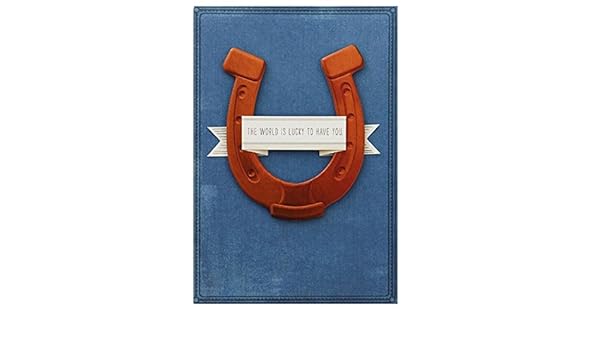 Amazon Com Lucky Horseshoe Romantic Happy Birthday Premium