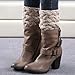 Coromose 2015 Women Knitted Hollow Out Twill Leg Warmers Socks (Winter-Beige)