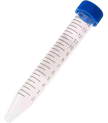Lot De 100 Tubes à Essai Jetables En Plastique 10 Ml - Polypropylène, Transparent, Fond Conique, Pour Centrifugeuse