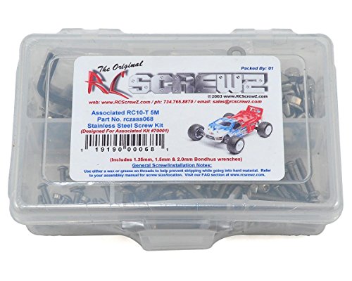 RC Screwz Associated RC10 T5M Stainless Steel Screw Kit