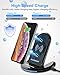 ELEGIANT Wireless Charger, 10W Qi-Certified Wireless Charging Stand 0 to 90 Degrees Adjustable Fast Charging Galaxy S10 Plus S10E S9,Compatible with iPhone 11 11 Pro XS MAX XR XS X 8 8 Plus