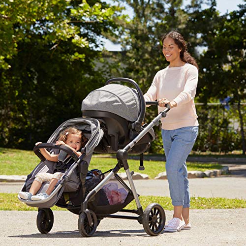 Evenflo Pivot Xpand Modular Travel System with SafeMax Infant Car Seat