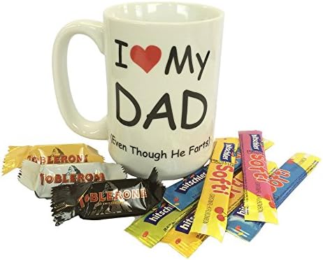 Best Fathers day gift hamper with Mug Toblerone and Softies