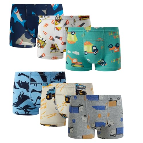 Kakamin Baby Boys Trainer Underwear Little Kids Underpants Potty Toddler Boys Boxer Briefs Multiple Pack Of 6