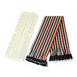 165mmx55mm 830 Holes Solderless Breadboard Board MB-102 w Jumper Wire