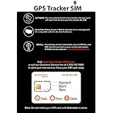 GPS Tracker Triple Cut SIM Card Starter Kit - No Contract (Universal SIM: Standard, Micro, Nano)For 2G 3G 4G Devices