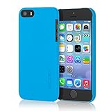 Incipio iPhone 5s Ultra thin Case, [Feather] Snap-On Shockproof Slim Case fits iPhone 5, iPhone 5s, and iPhone SE - Retail Packaging - Blue