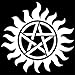 Yoonek Graphics Supernatural Decal Sticker for Car Window, Laptop and More. # 802 (4