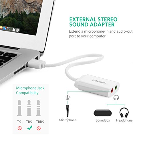 2 UGREEN+External+Headphone+Microphone+Desktops