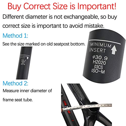 DJC Suspension Seatpost Straight Pillar Headless Bike Seat Post Shock