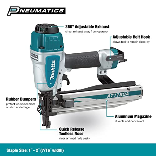 Makita AT1150A 7/16" Medium Crown Stapler, 16 Ga. Pricepulse