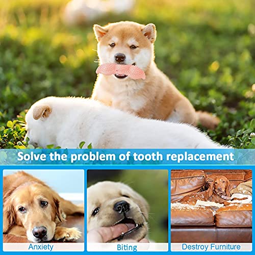 PetendTrust-Teething Toys for Puppies 2-8 Months- Dog Teething Toys - Puppy Chew Toys for Teething - Puppy Toys for Teething Small Dogs - Dog Toys for Puppies - Agressive Chewers - Dog Chew Toothbrush