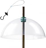 DIVCHI Squirrel Baffle Dome for Bird Feeders Universal Pole Hanging view 1