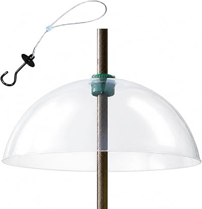 DIVCHI Squirrel Baffle Dome for Bird Feeders Universal Pole Hanging