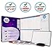 SmartyPlans Dry Erase Weekly Extra Thick Magnetic Calendar for Refrigerator: 17x13 Two Week Planner and 6x9 White Board, 4 Fine Tip Markers and Eraser with Magnets. Stain Resistant. Shipped Flat.