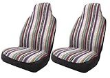 Baja Inca Saddle Blanket High Back Bucket Seat Covers Pair