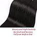 QTHAIR 12A Straight Human Hair Bundles Indian Straight Hair(12 12 14,300g,Natural Black) 100% Unprocessed Indian Straight Virgin Human Hair Bundles