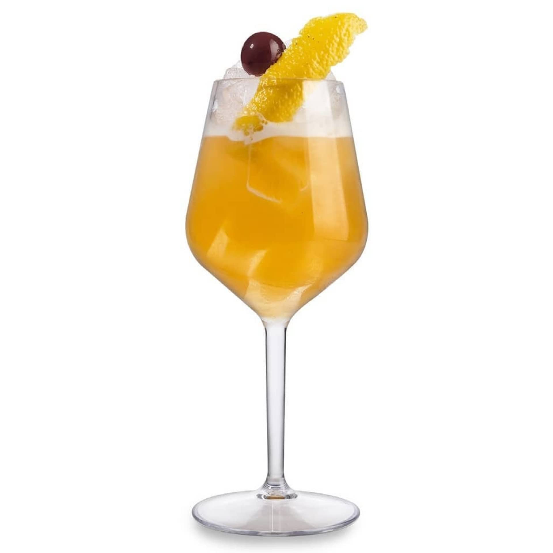 AIOS Unbreakable BPA Free Tritan Wine Glasses/Spritzer Glasses. Capacity 330ml (6)