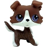 CFCLLBR Mini Pet Toys #NO Brown Collie Dog Animal Figure