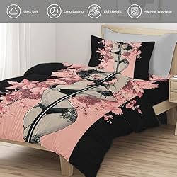 Sexy Girl Duvet Cover Floral Bedding Twin XL 3