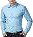 Formal Casual Shirt for Men Button Down (M) KL-3 Blue