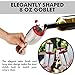 Wine Glass Set, Stainless Steel Long Stem Wine Glasses for White Red Wine Cocktail, Set of 2 Dishwasher Safe No BPA Unbreakable 8 Oz Wine Goblet for Housewarming Travel Outdoor Camp Picnic Formal Use