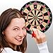 Fun Adams Magnetic Dartboard 16 inch with Safe Precision Darts, Best Gift for Boys & Girls, Great Classic Game The Whole Family can Enjoy - Play in Teams or Solo, Simple & Easy to Install