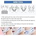 V Line Mask, Chin Up Patch,Double Chin Reducer,Face Lift V Lifting Chin Neck Mask V Zone Tape Firming Moisturizing Mask-Pack of 2 Masks
