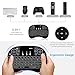 Backlit Mini Keyboard, GooBang Doo 2.4GHz Multi-Media Portable Wireless Handheld Mini i9 Keyboard with Touchpad Mouse for Xbox 360, PC, PAD, PS3